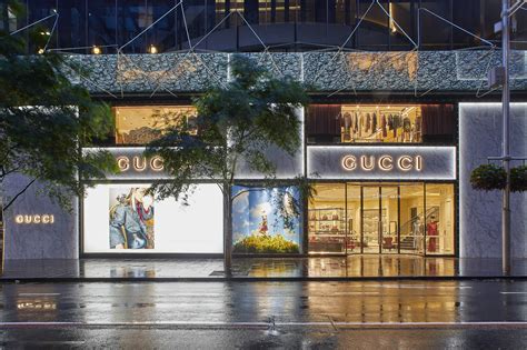 gucci facade|gucci flagship furniture.